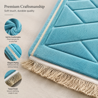 Embossed thick prayer mat - Embossed Thick Mat - Luxe Collection (5 Colors) - detail view 4