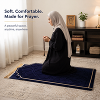 Embroidered thick prayer mat - Embroidered Comfort Mat - Trellis Elegance (6 Colors) - detail view 4