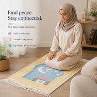 Kids prayer mat - Kids Prayer Mat - Moon & Stars (5 Colors) - detail view 4