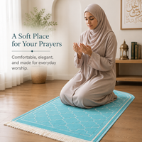 Embossed thick prayer mat - Embossed Thick Mat - Pastel Collection (5 Colors) - detail view 4