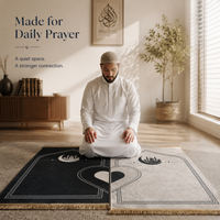 Couple prayer mat set - Couple Prayer Mat Set - Sand & Sage Serenity - detail view 4