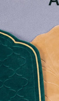 Embroidered thick prayer mat - Embroidered Comfort Mat - Heritage Scroll (6 Colors) - detail view 2