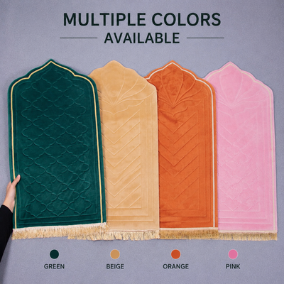 Embroidered Comfort Mat — Heritage Scroll (6 Colors)